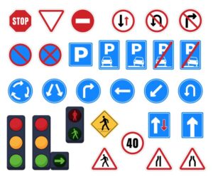 เครื่องหมายจราจร ภาษาจีน